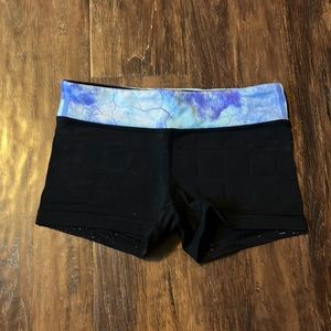 black with blue/purple on the top